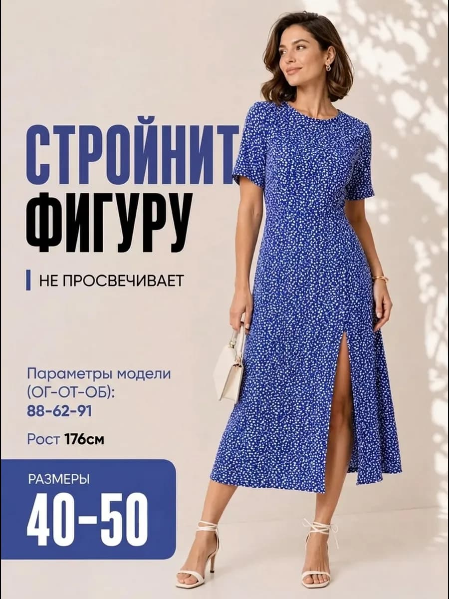 Платье штапель женское летнее