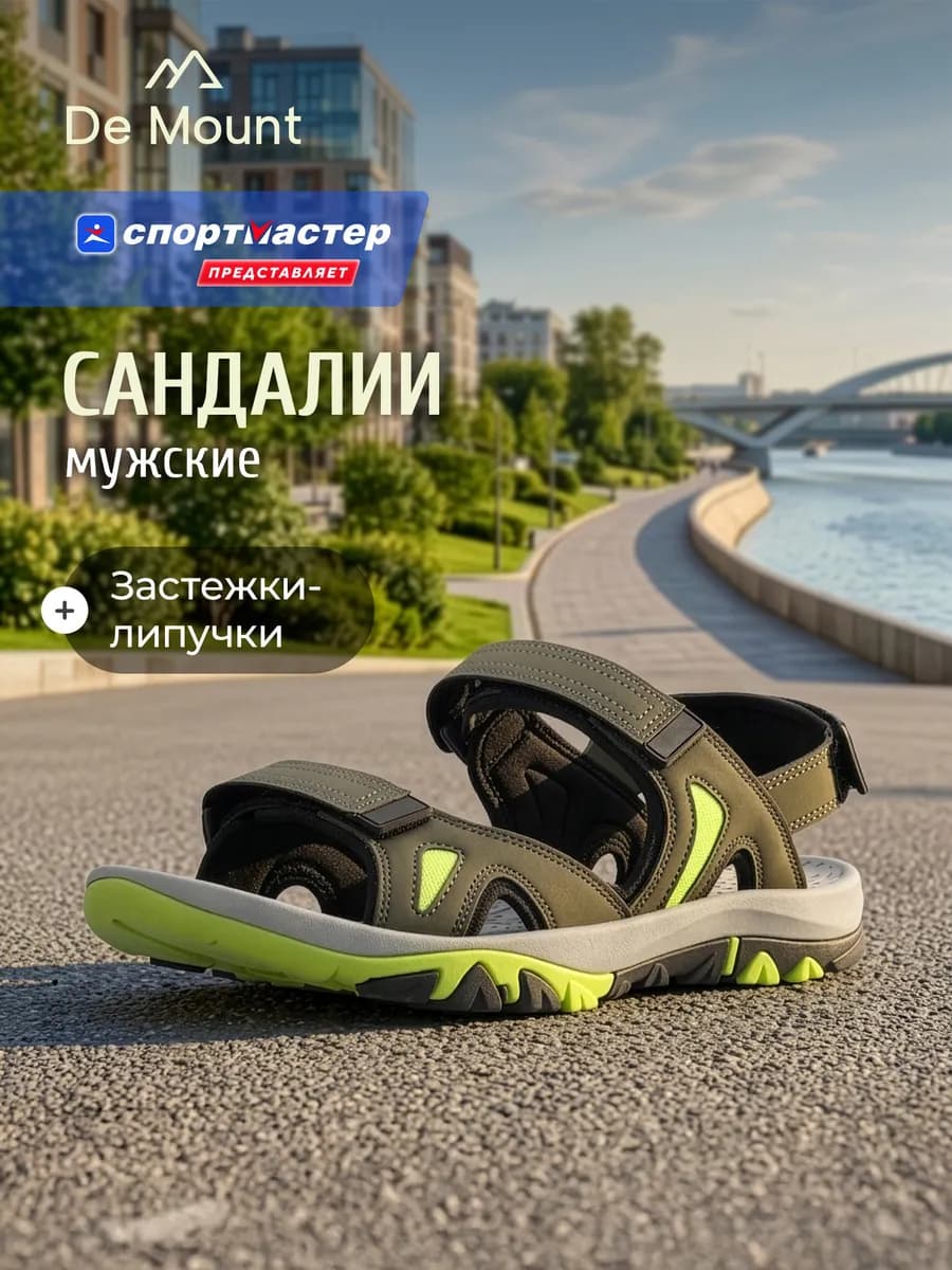 Сандалии мужские на липучке подошва эва