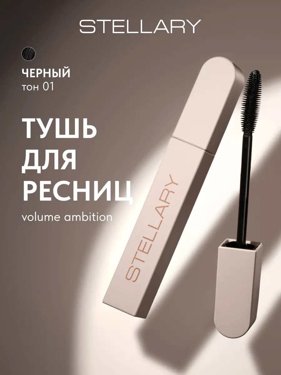 Тушь для ресниц черная объем разделение Volume ambition