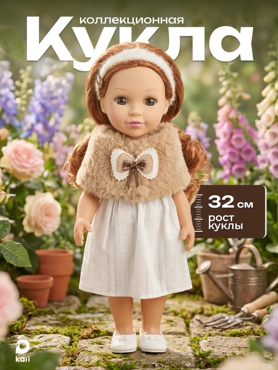Кукла для девочки 3 года, классическая 32 см