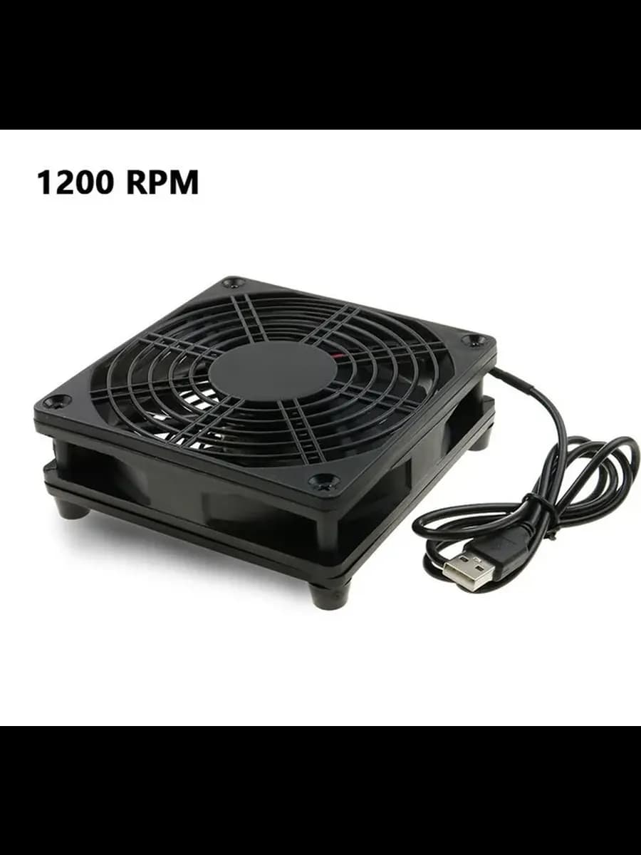 Вентилятор охлаждения USB 12 см, 1200R