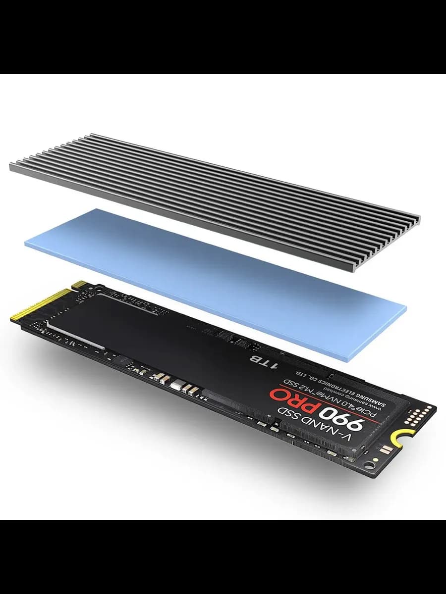 Радиатор JYN80 для SSD M.2, черный