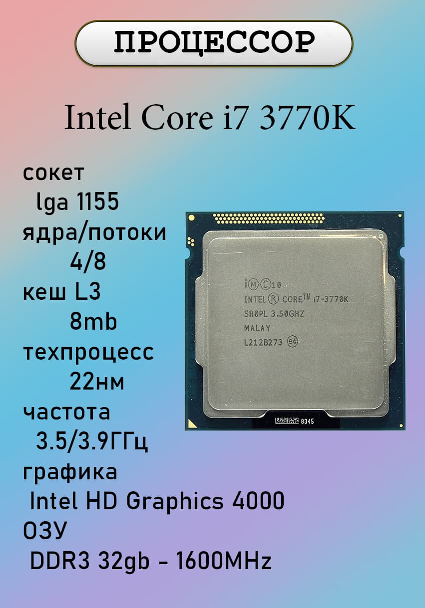 Процессор Intel Core i7-3770K